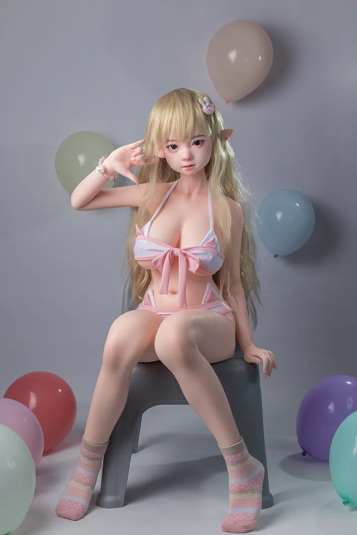 110cm (3ft7) Petite Elf Silicone Sex Doll Loxi, ROS Head #113B